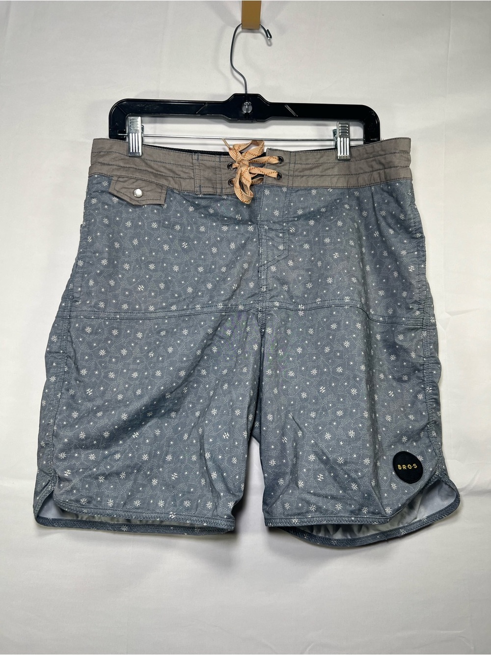 Howler Brothers Men’s Blue Printed Board Shorts Swim Trunks Size 32